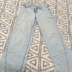 Abercrombie Kids Sky Blue Wide Leg Jeans